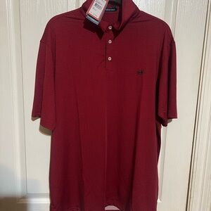 Southern Marsh Men’s Medium Deep Red Polo Shirt